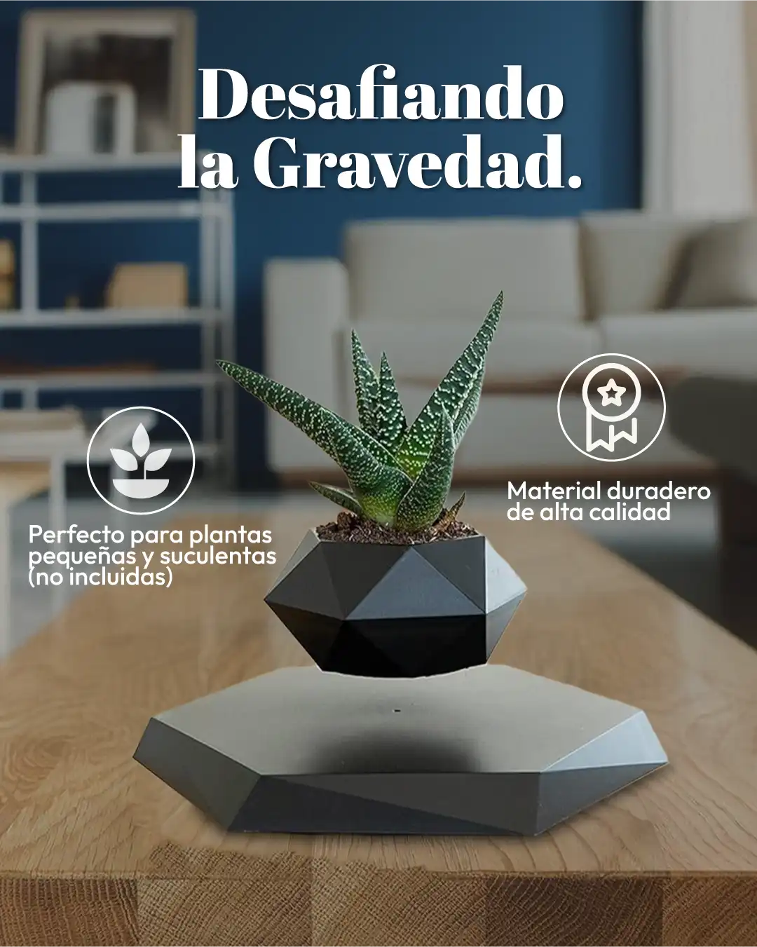 Maceteros levitantes